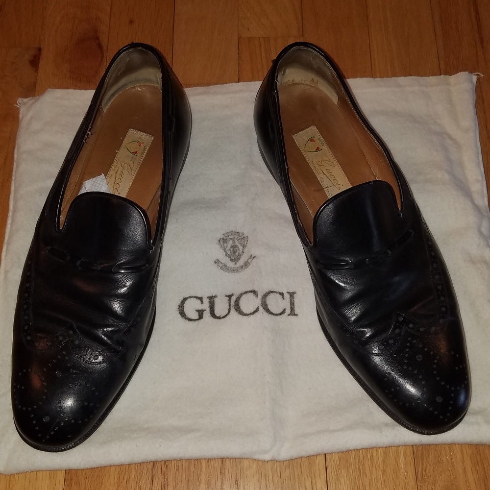Men's Gucci Winged Tip Dress Shoe